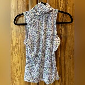 AFRM los angles pretty flora print mesh type top